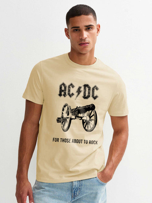 AC-DC Printed Men Half Sleeve T-Shirt