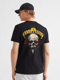 Guns N Roses Men Regular Fit Black Half Sleeve T-Shirt