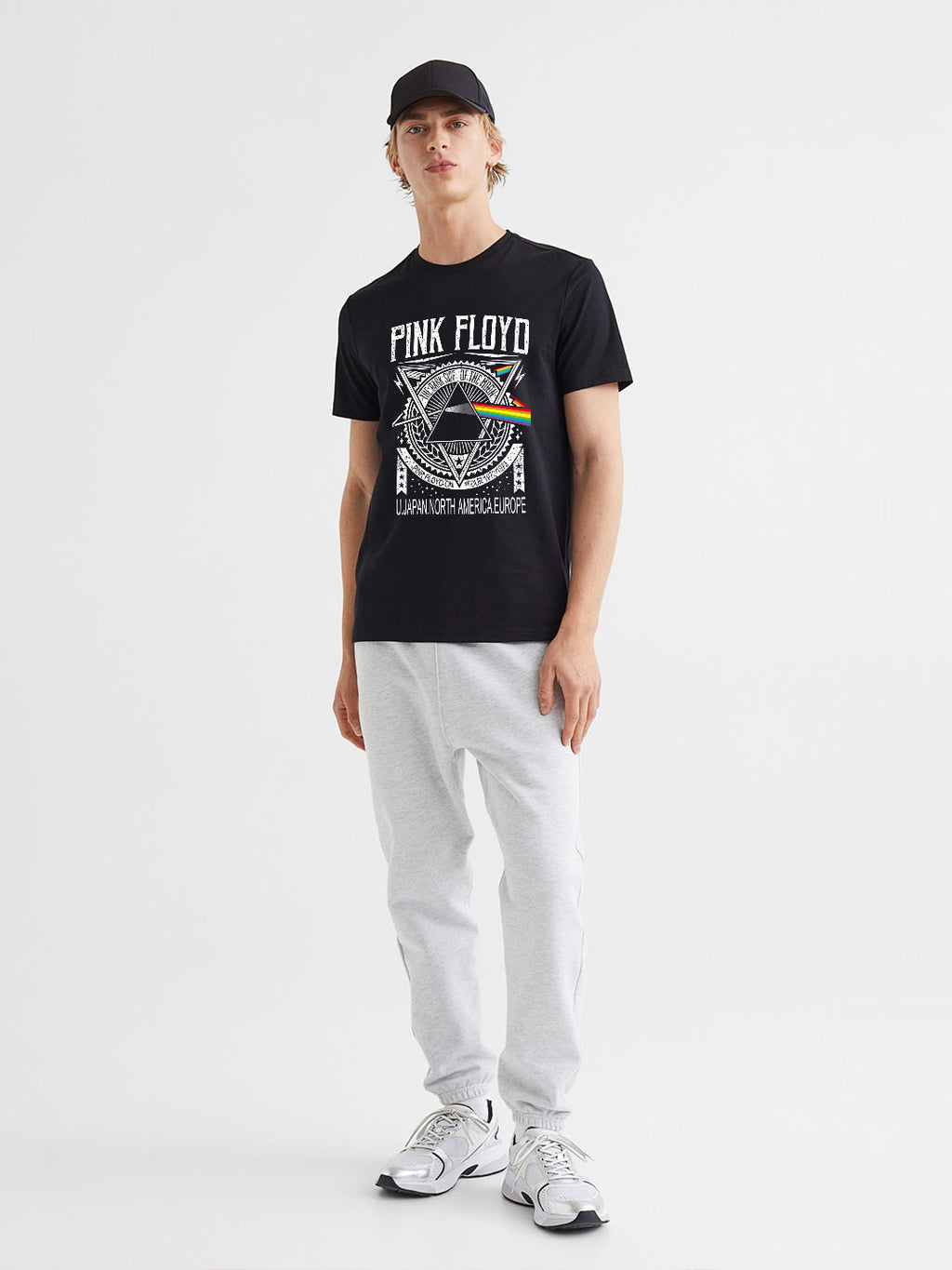 Pink Floyd Men Half Sleeve T-Shirt