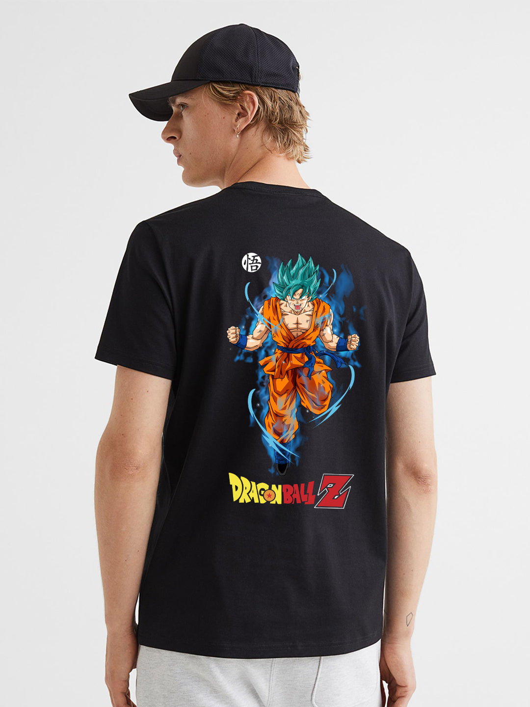 Dragon Ball-Z Men Regular Fit Black Half Sleeve T-Shirt