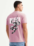 Faith & Flora Men Half Sleeve Printed T-Shirt