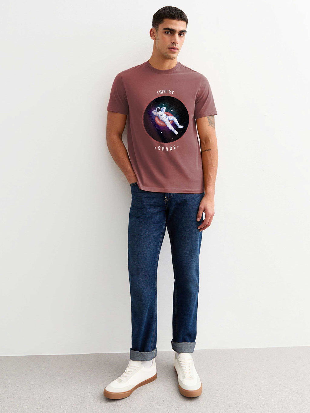 I Need My Space Men Half Sleeve T-Shirt