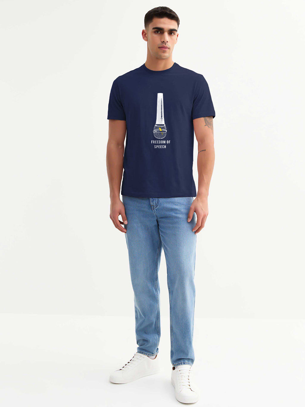 Freedom Of Speech Men Half Sleeve T-Shirt