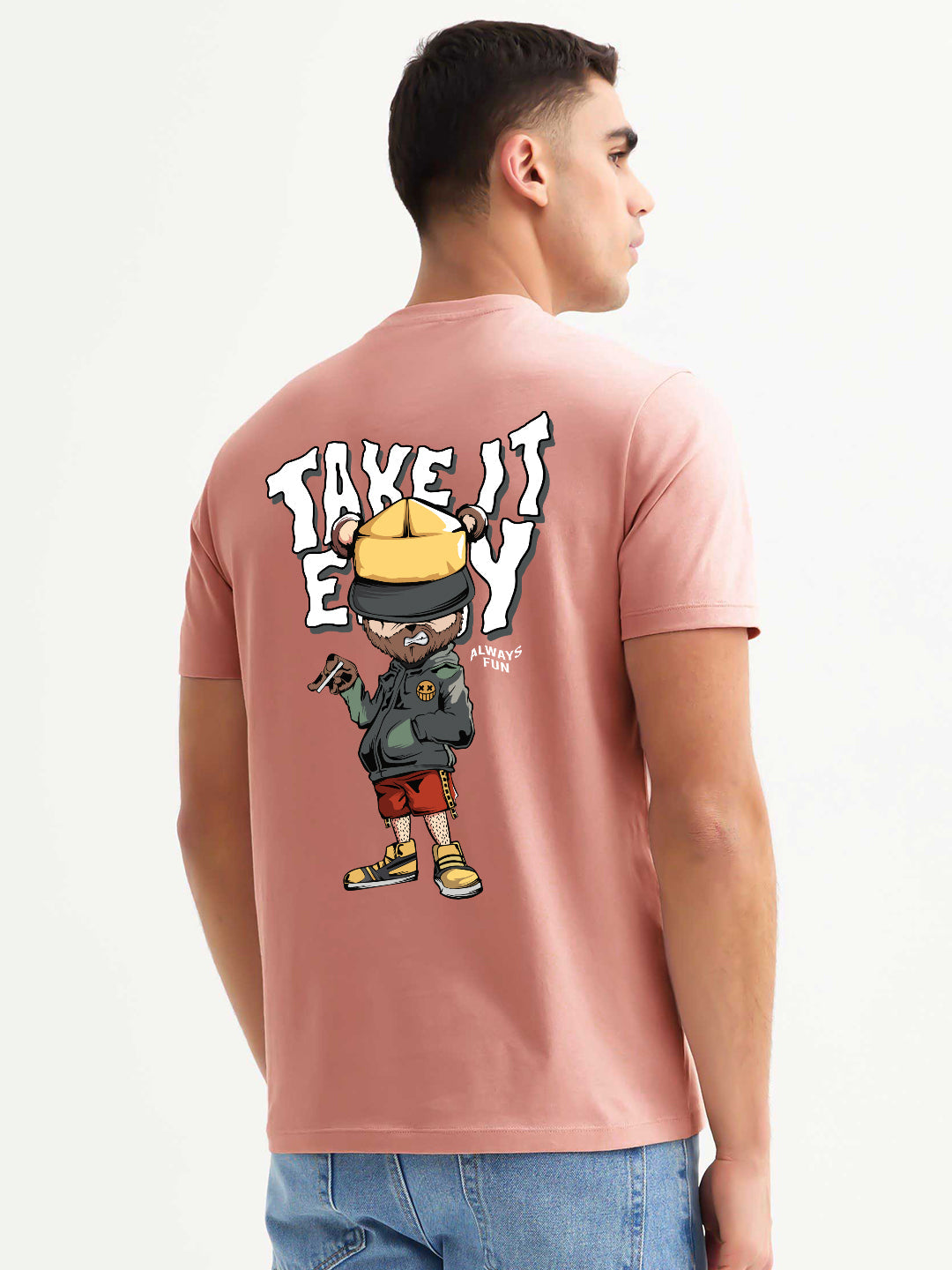 Chill Dude Men Half Sleeve Printed T-Shirt