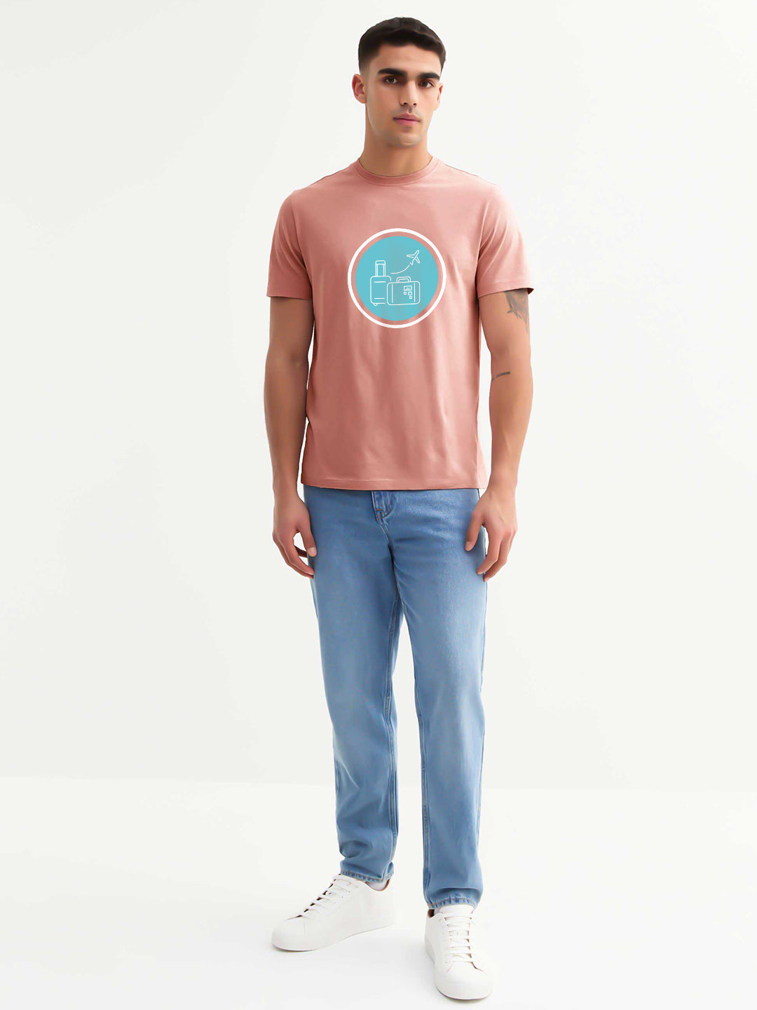 Get Set Ready Men Half Sleeve T-Shirt