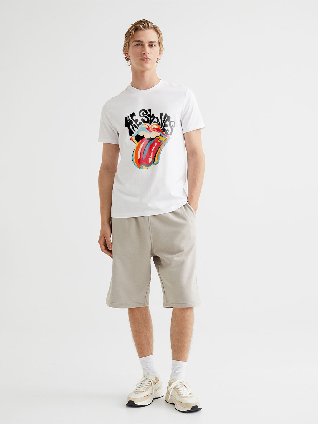 The Rolling Stones Men Half Sleeve T-Shirt