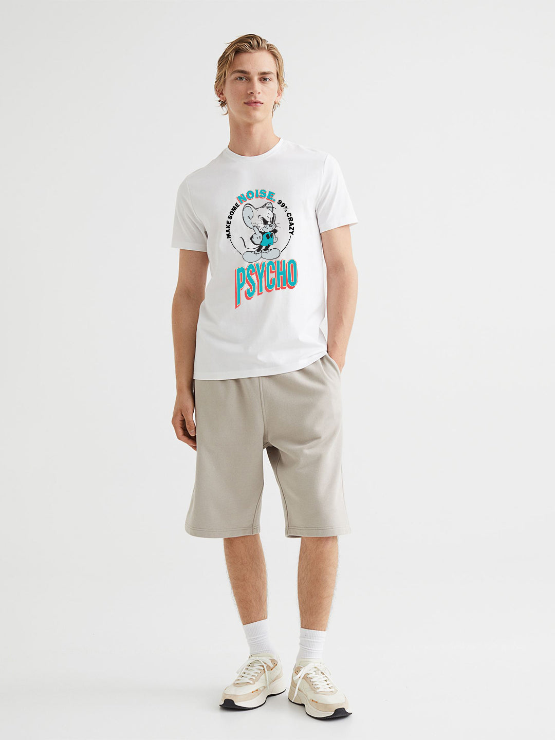 Crazy Jerry Men Half Sleeve T-Shirt