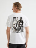 All Eyez On Me Men Half Sleeve Printed T-Shirt