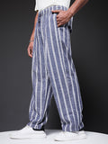 Men Striped lounge pants