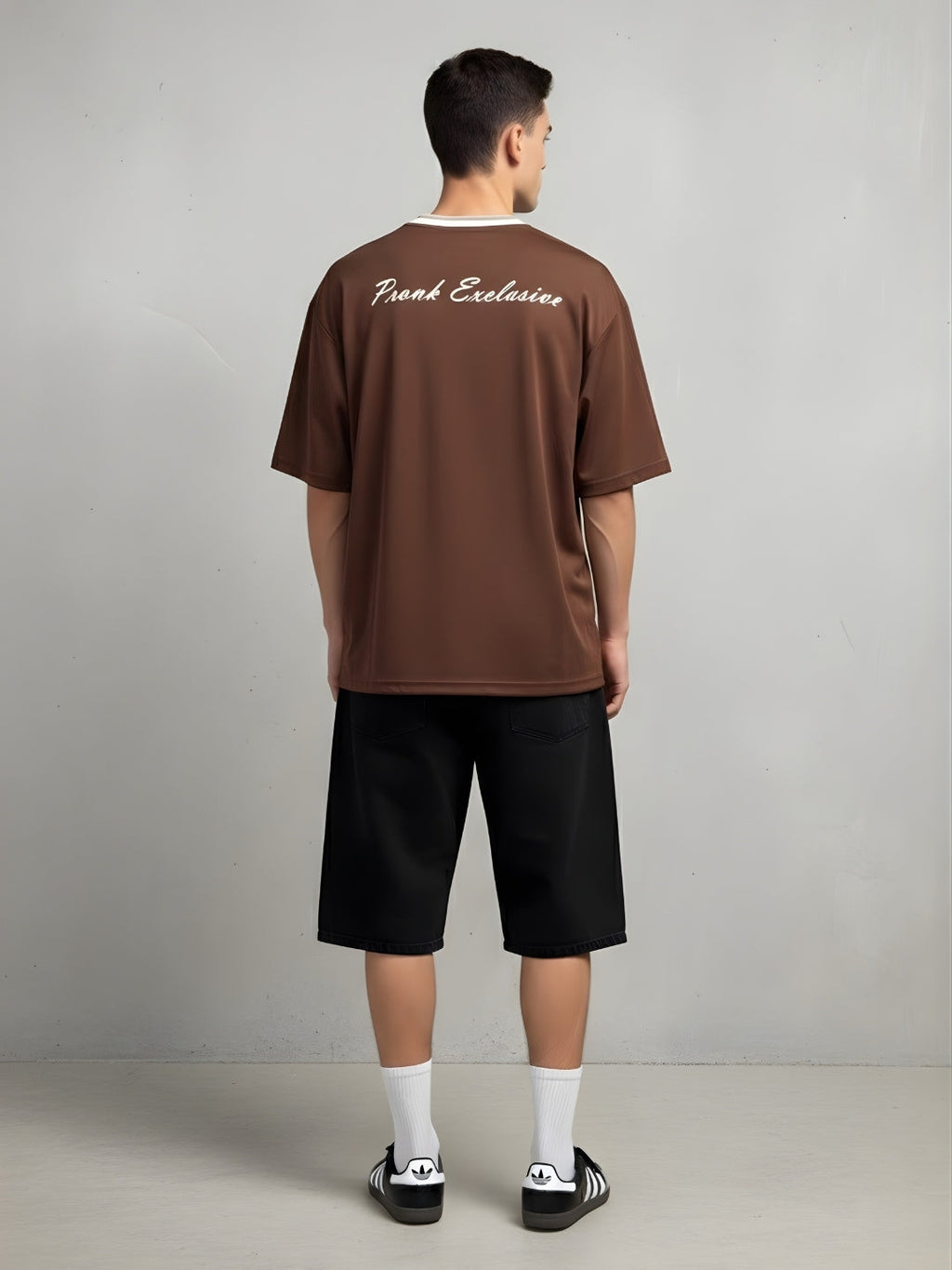 Men Oversized Varsity T-Shirt