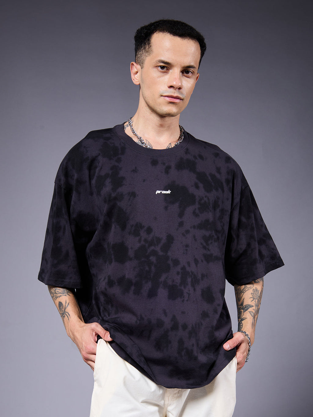 PREDATOR Men Retro Wash Oversized T-Shirt