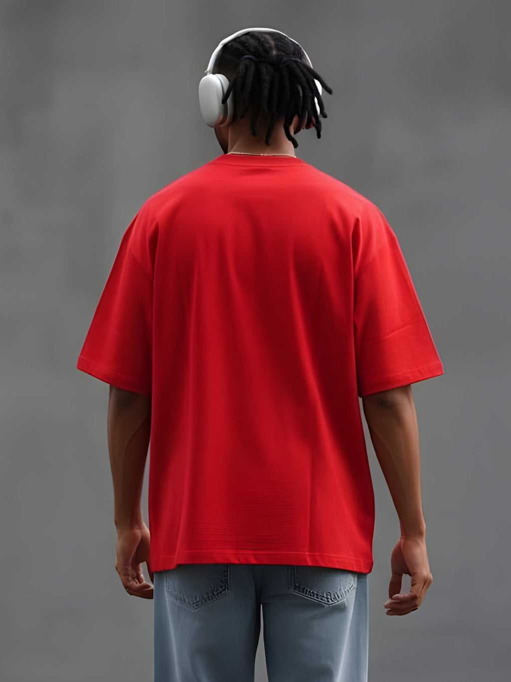Cargo T-Shirt For Men - Candy Red