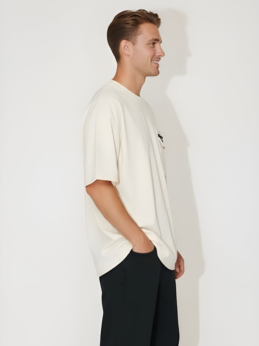 Cargo T-Shirt For Men - Off White
