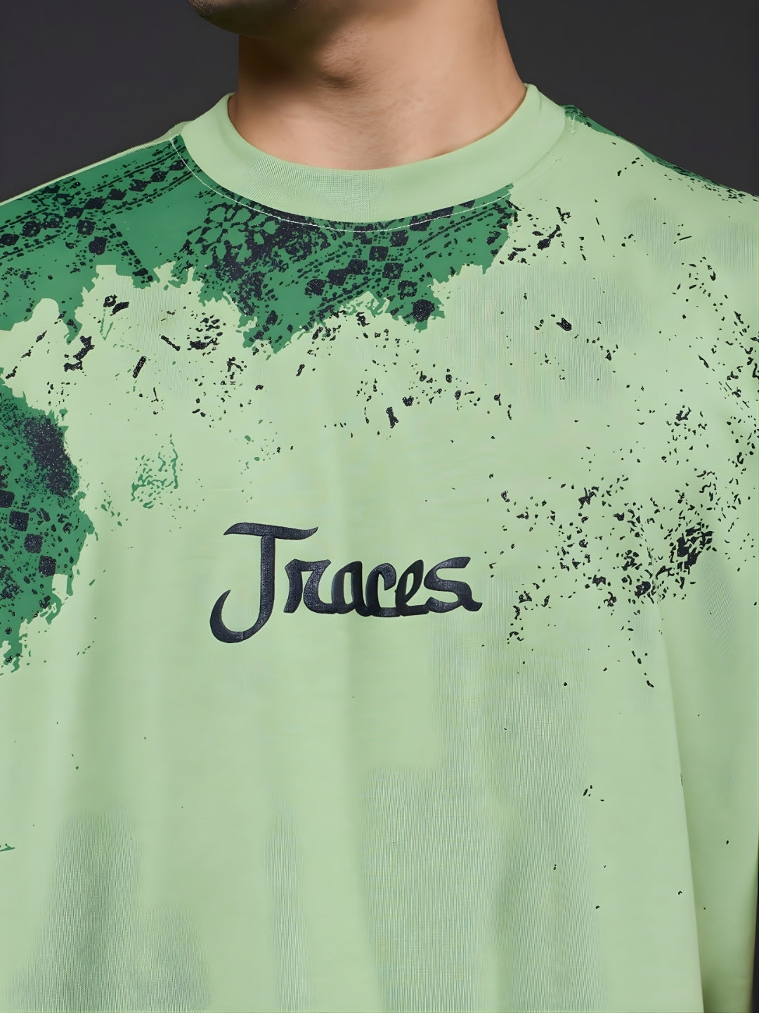 Memories Puff Printed Men Premium Oversized T-Shirt