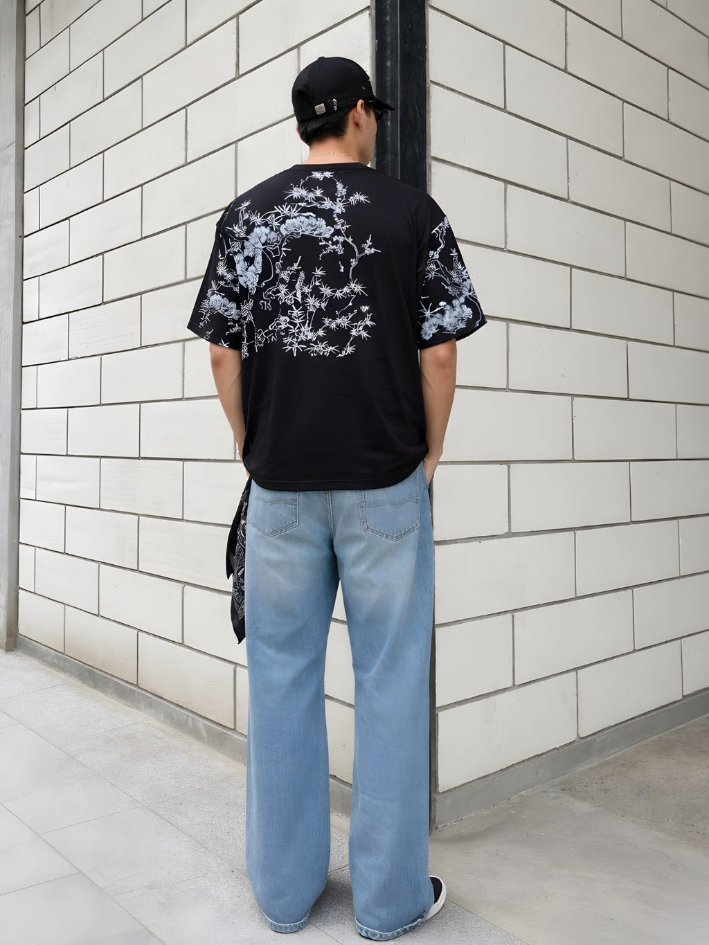 Mandala Roots Puff Printed Men Premium Oversized T-Shirt