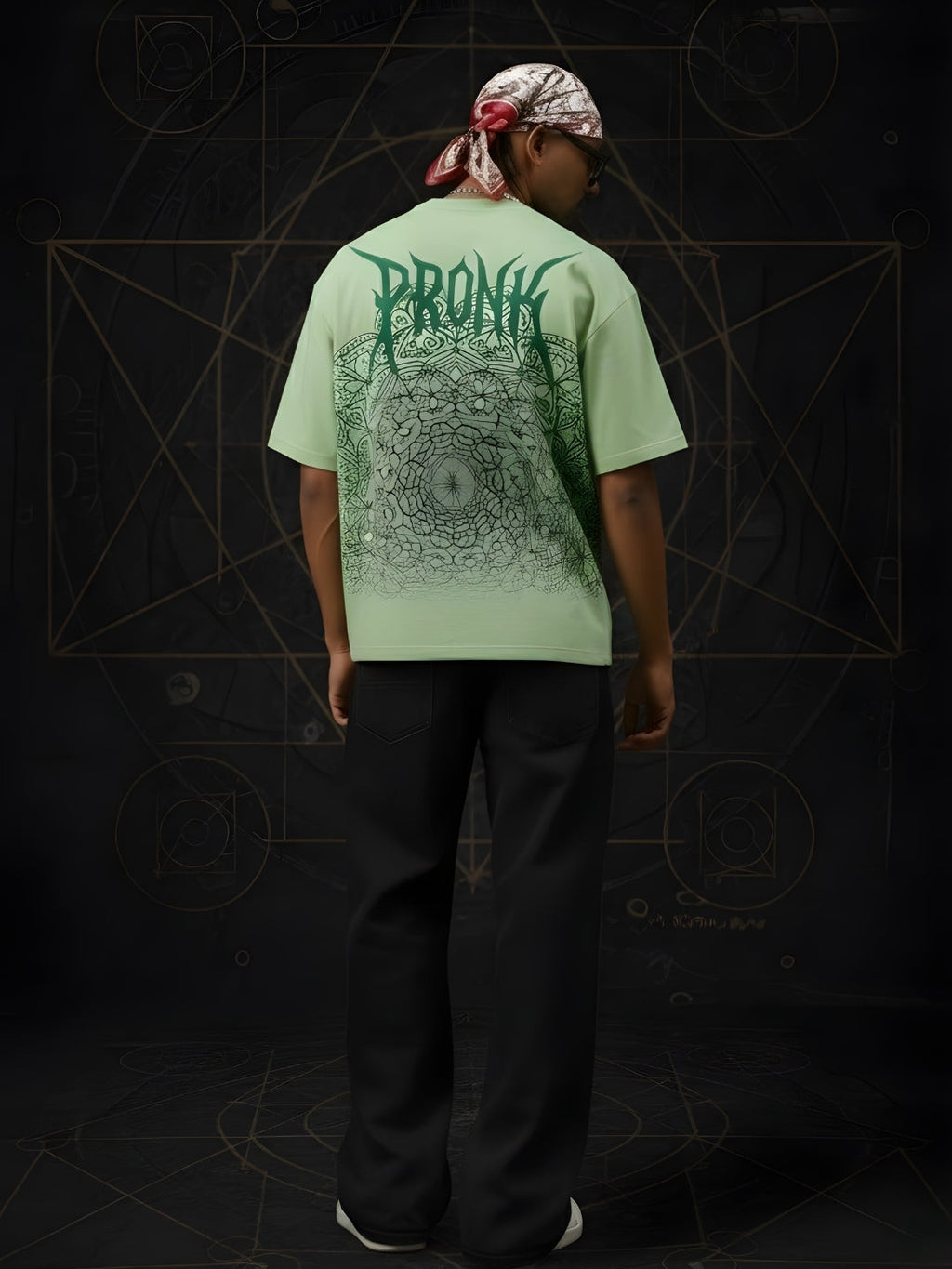 Mandala Roots Men Premium Oversized T-Shirt