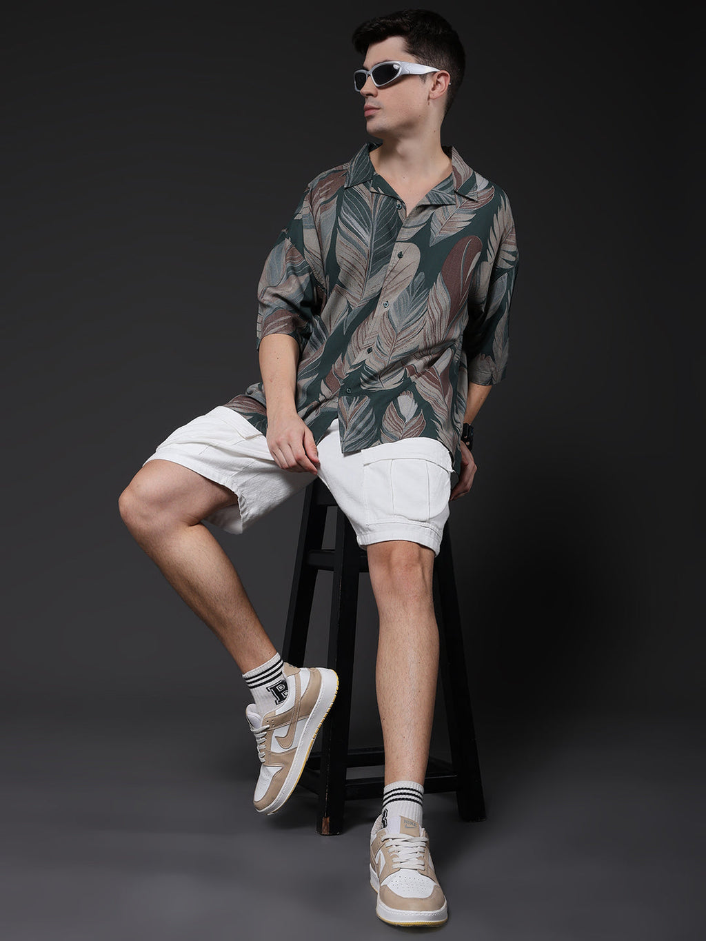 Mens Half Sleeve Casual Shirt  – Mint Green