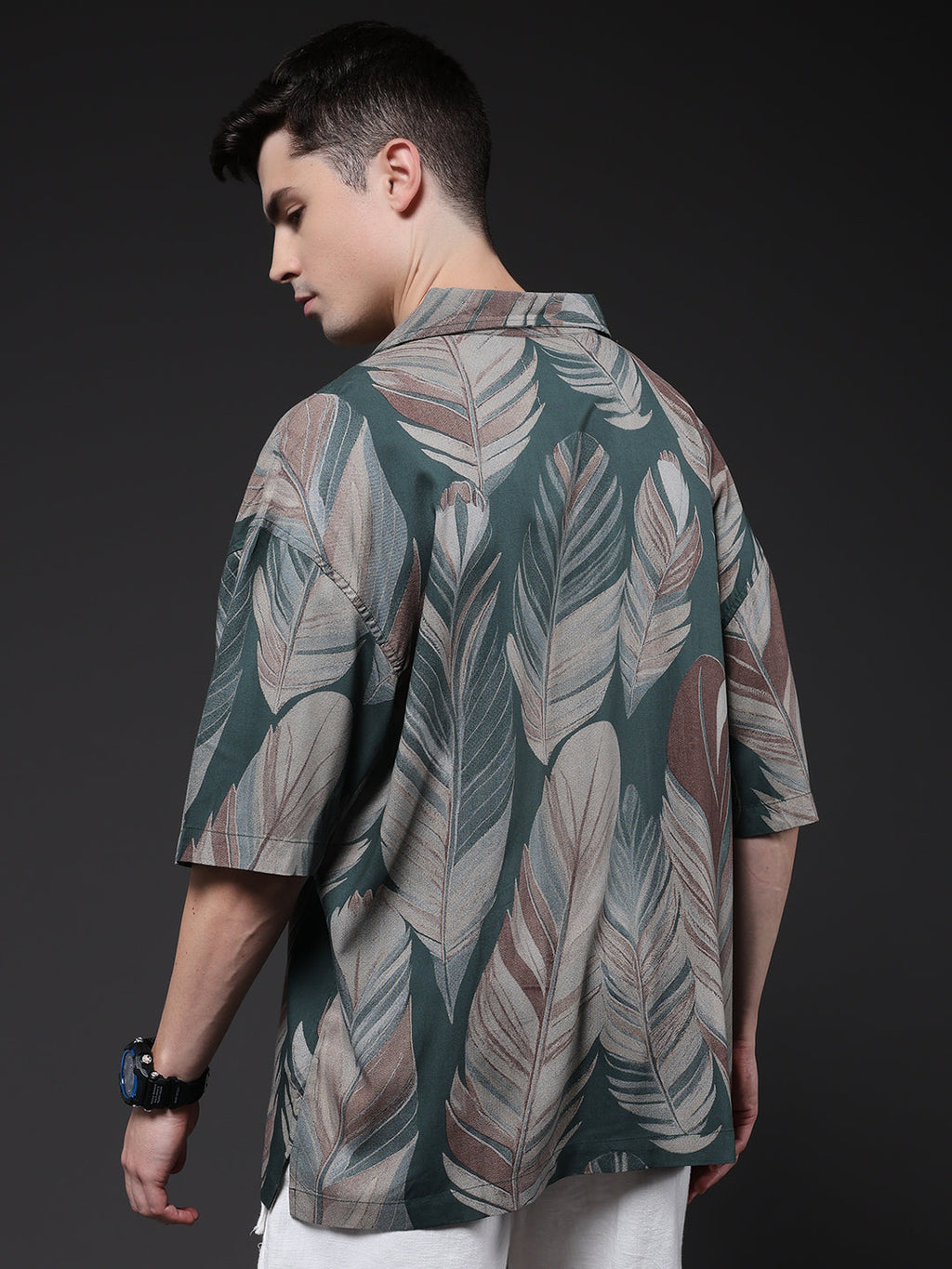 Mens Half Sleeve Casual Shirt  – Mint Green