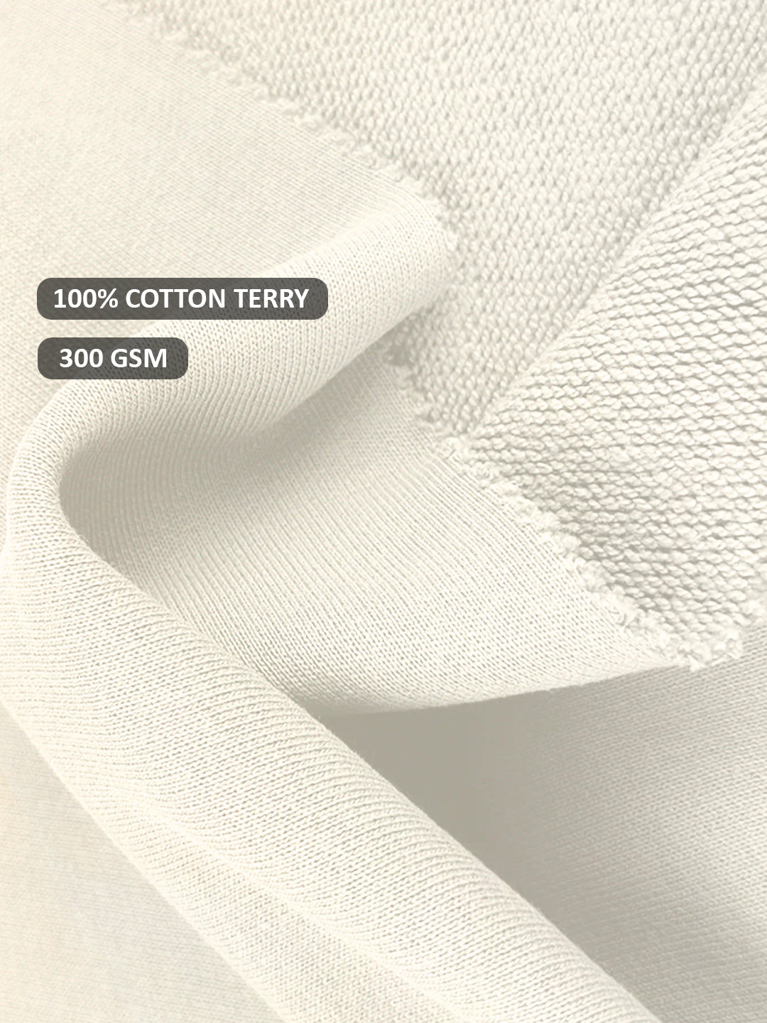 SHELL SPIRIT Men Drop Shoulder Premium Terry Hoodie